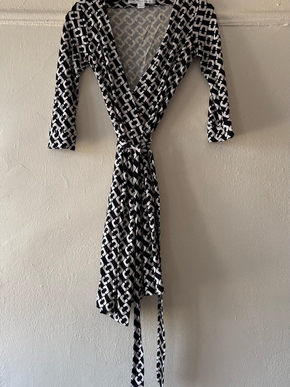 DVF Chainlink Wrap Dress